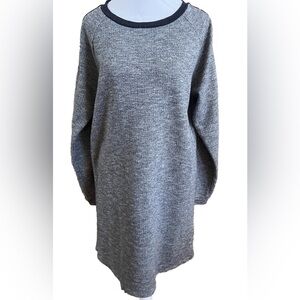 SCOTCH & SODA J’Adore L’Hiver Gray Sparkly Winter Sweatshirt Dress Size 2